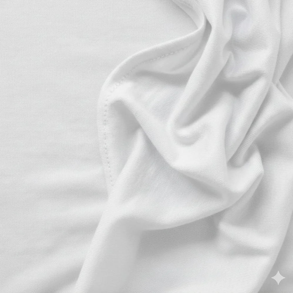 Jersey Hijab - White