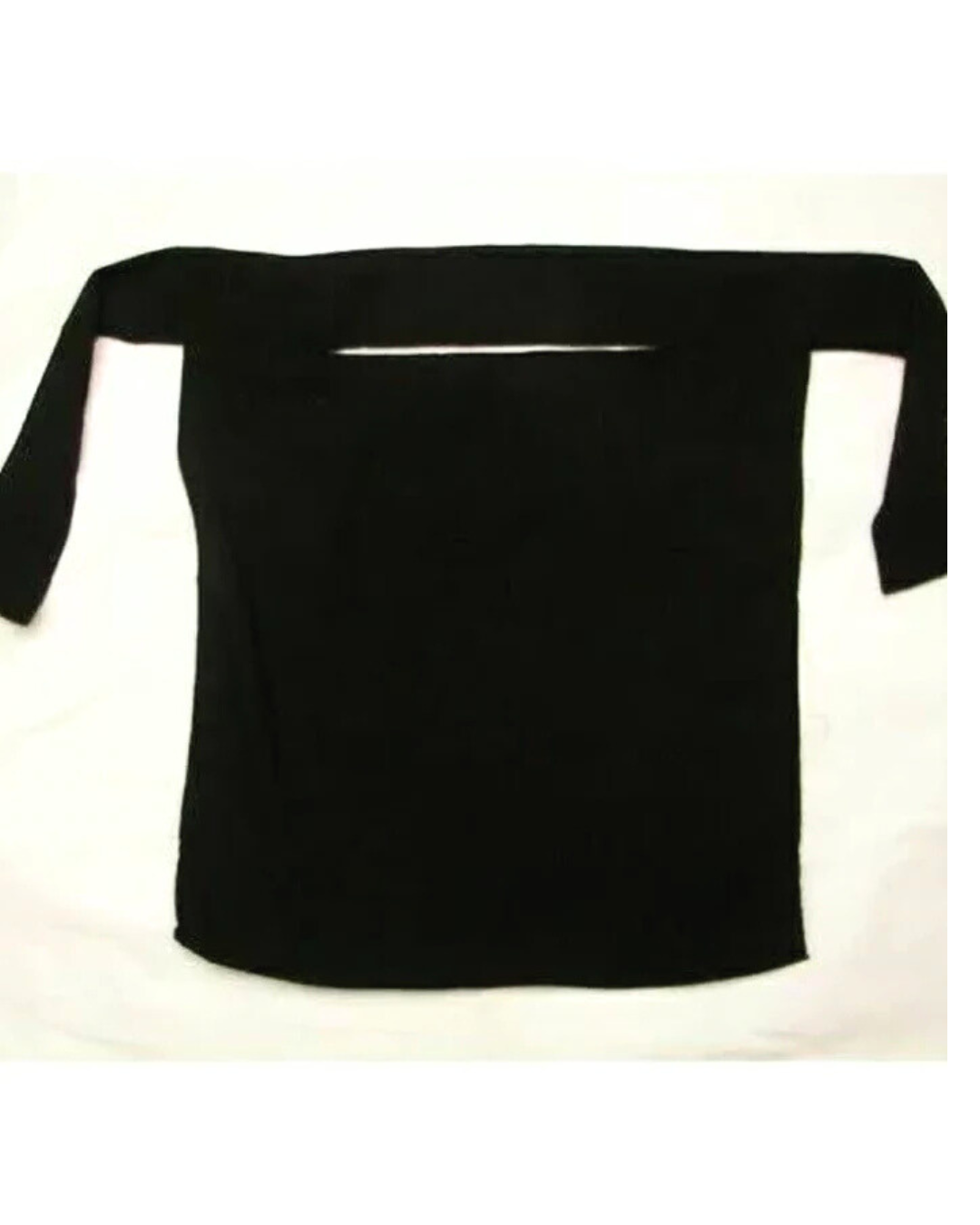 Bundle Of 2 Plain Saudi Niqab - Black