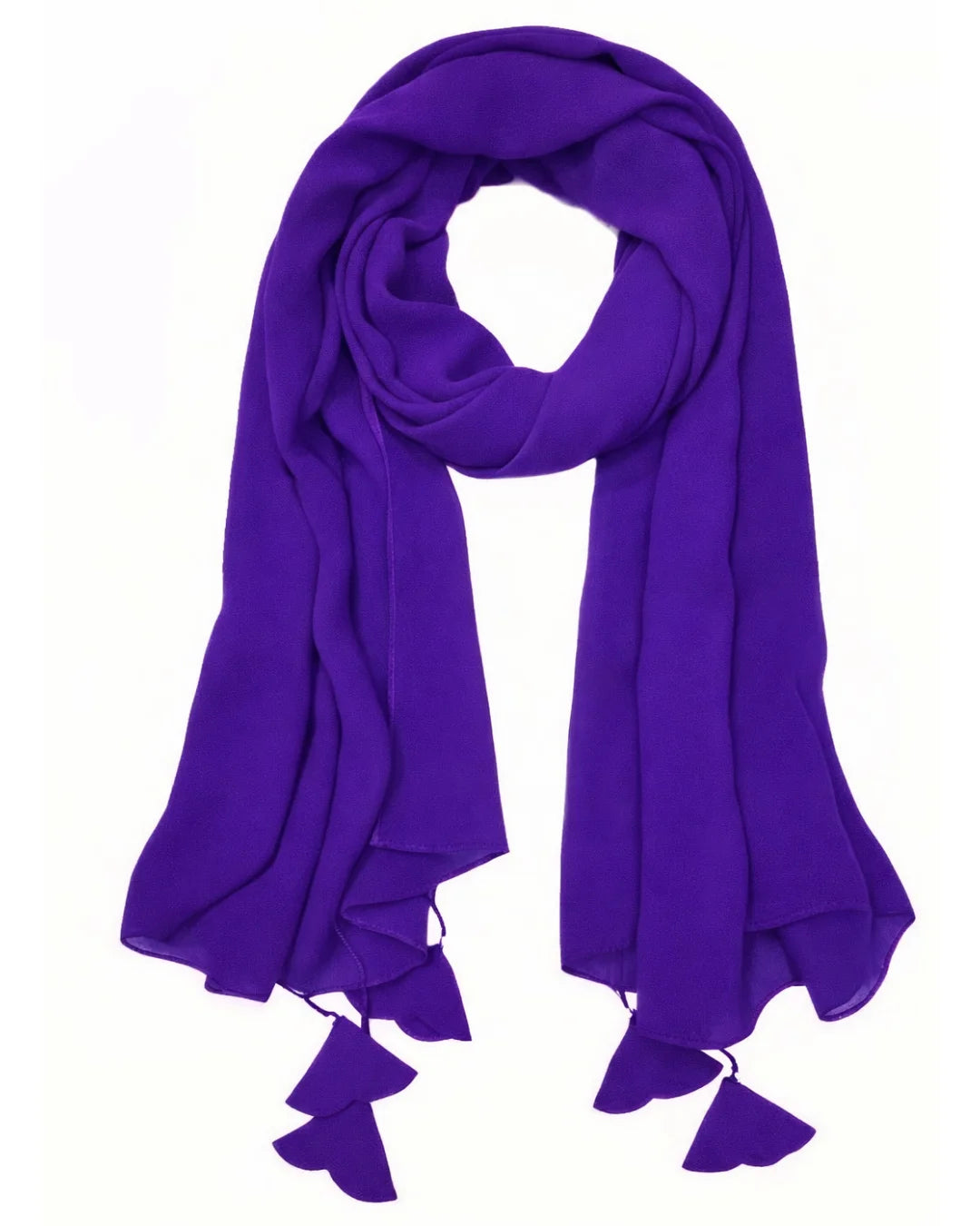(Copy) Plain Chiffon Hijab - Purple