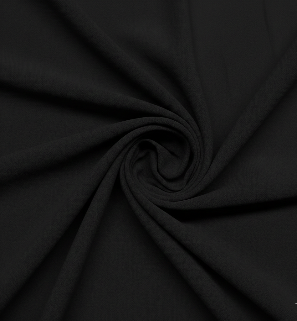 Georgette Hijab - Black