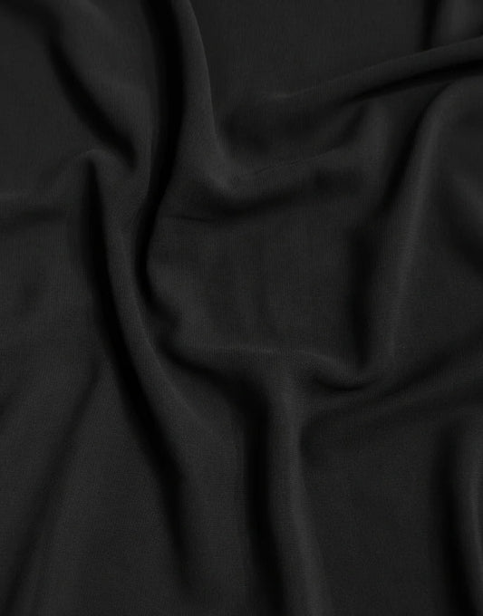 Georgette Hijab - Black