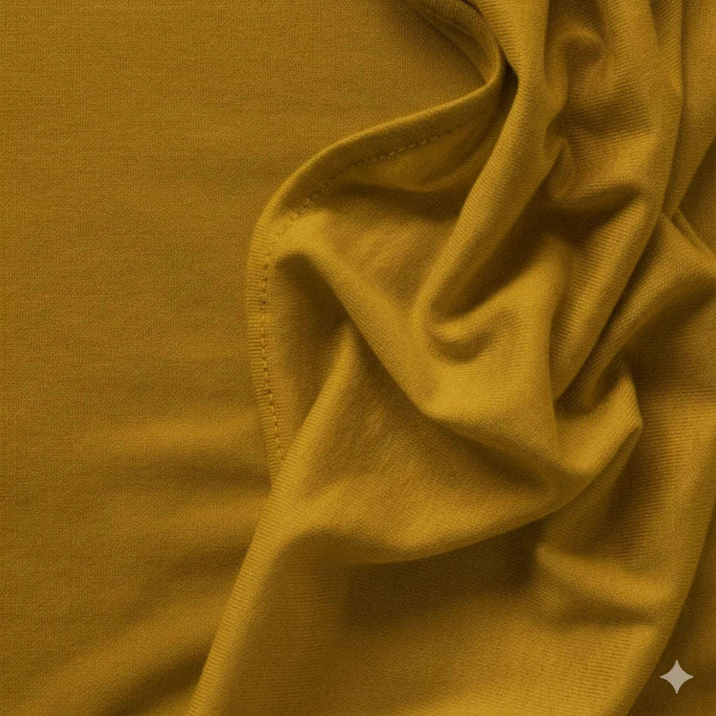 Jersey Cotton Hijab - Mustard
