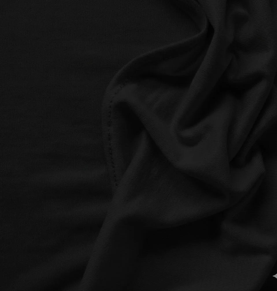 Jersey Cotton Hijab - Black