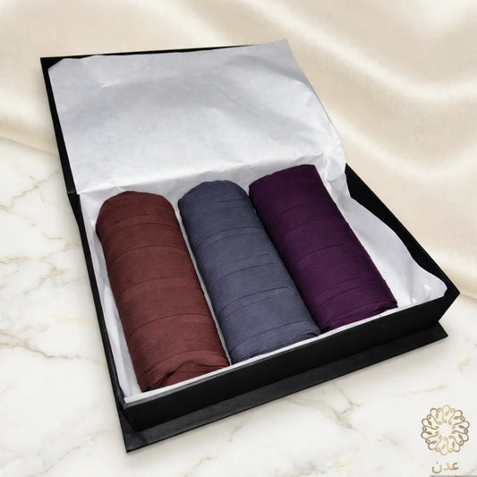 Customized Bundle Of 3 Zarri Georgette Hijabs|Free Delivery