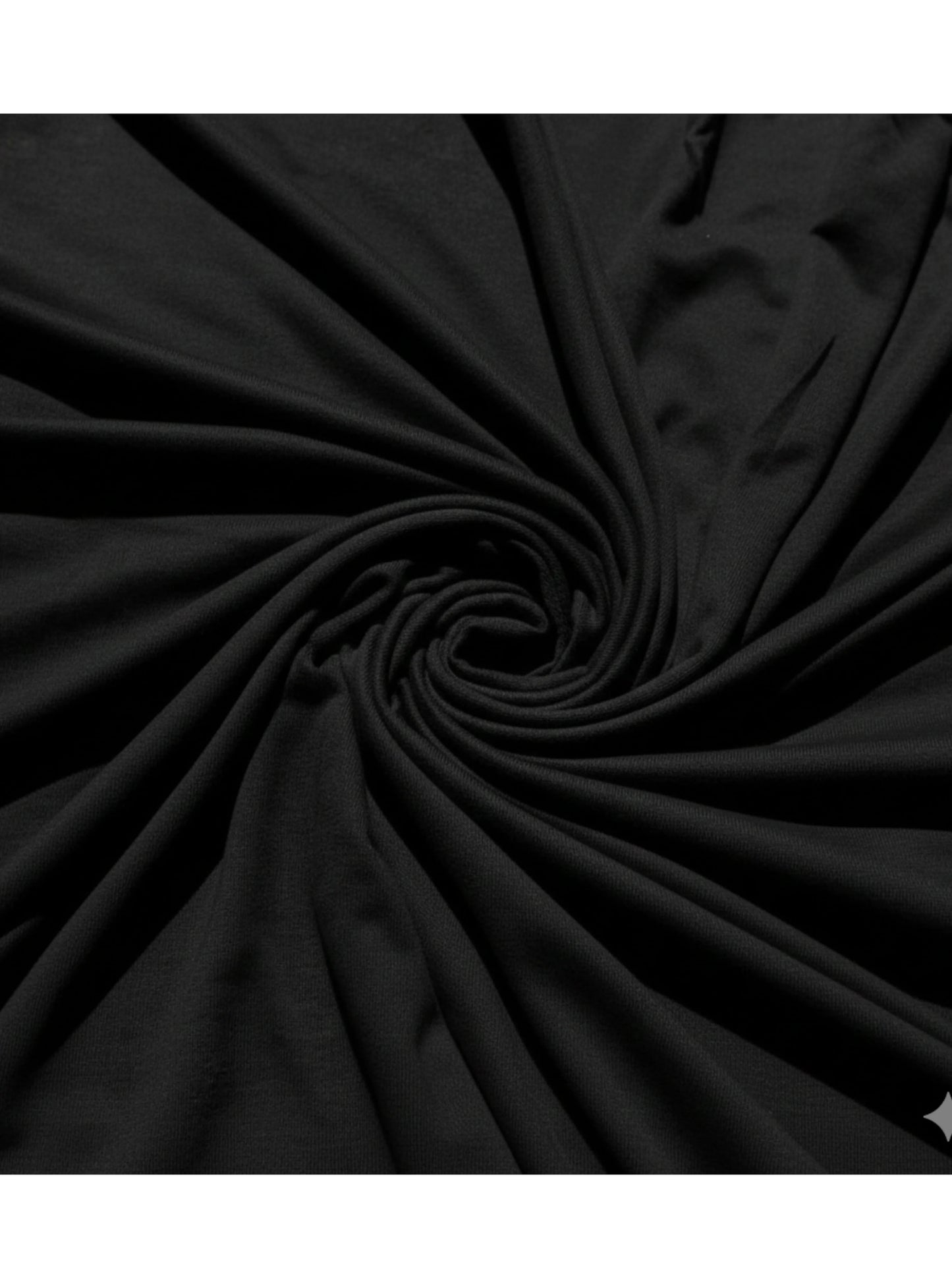 Jersey Cotton Hijab - Black