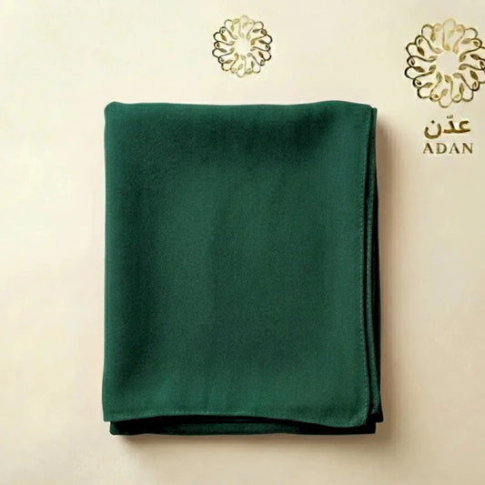 Georgette Hijab - Bottle Green