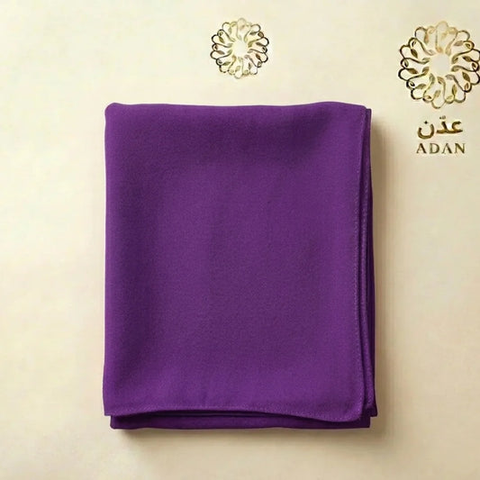 Georgette Hijab - Purple