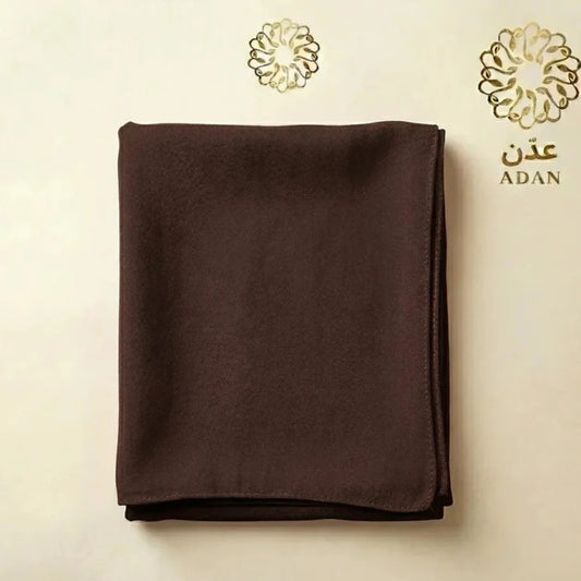 Georgette Hijab - Dark Brown