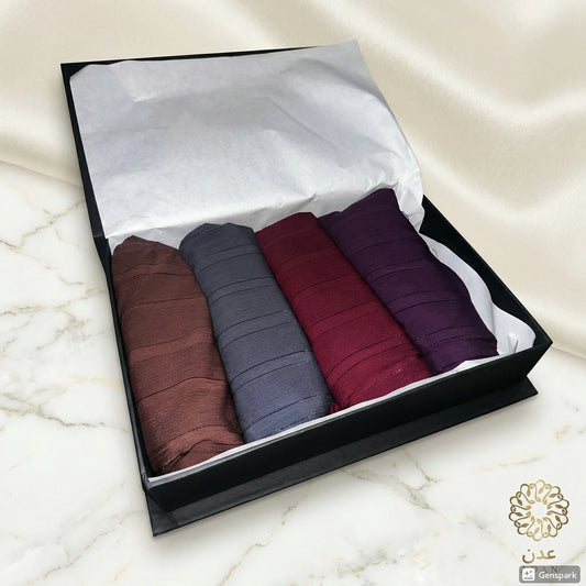 Customized Bundle Of 3 Zarri Georgette Hijabs|Free Delivery