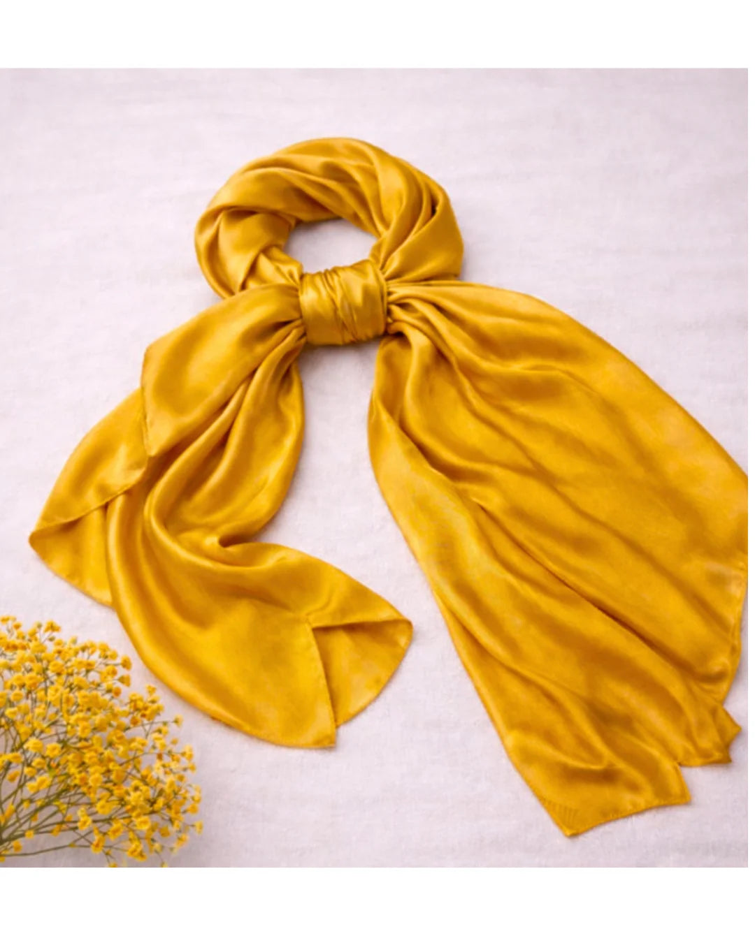 Silk Hijab - Gold