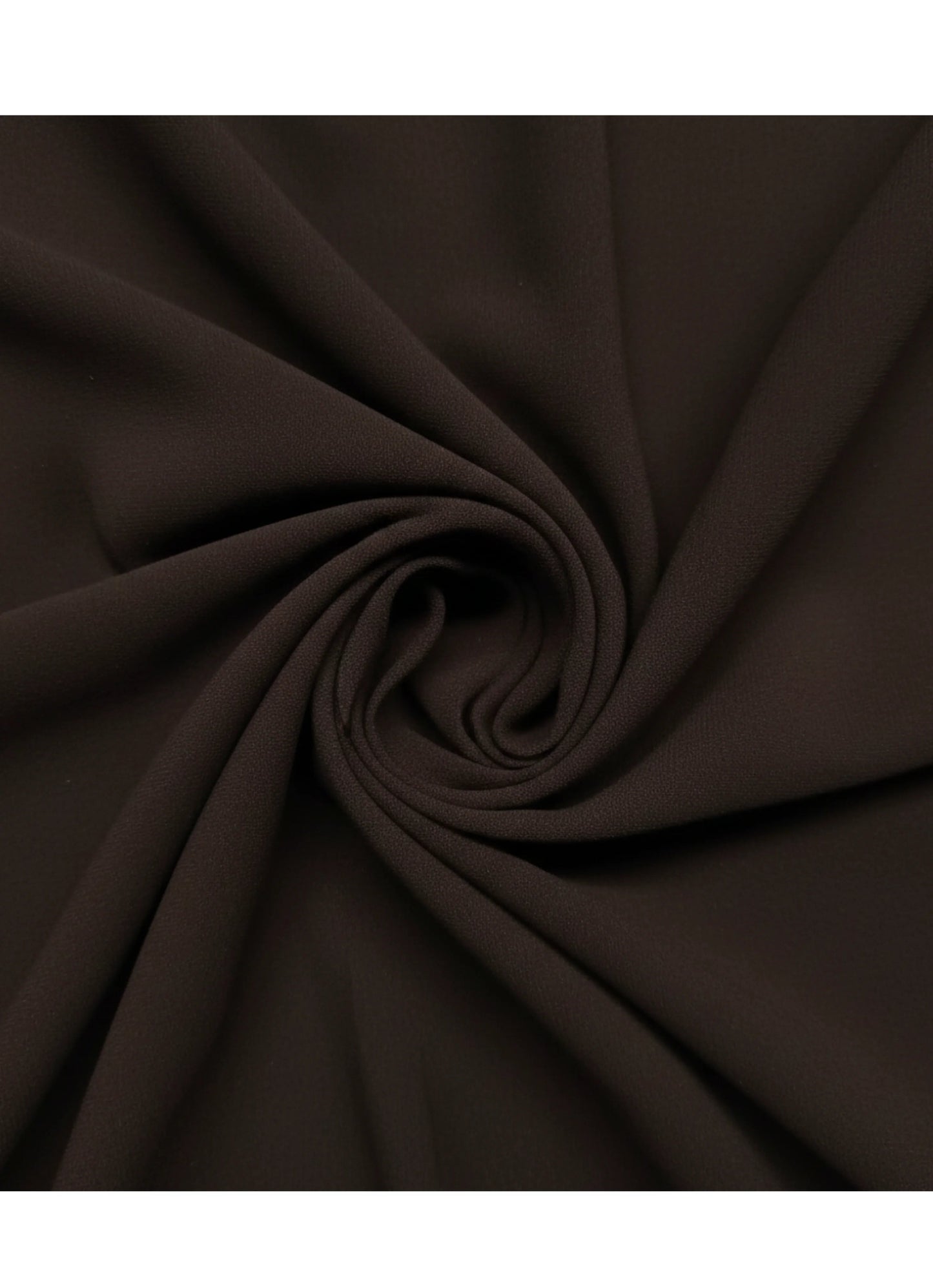 Georgette Hijab - Dark Brown