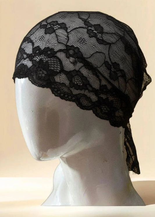 Bundle of 3 Net Tie Back Hijab Caps