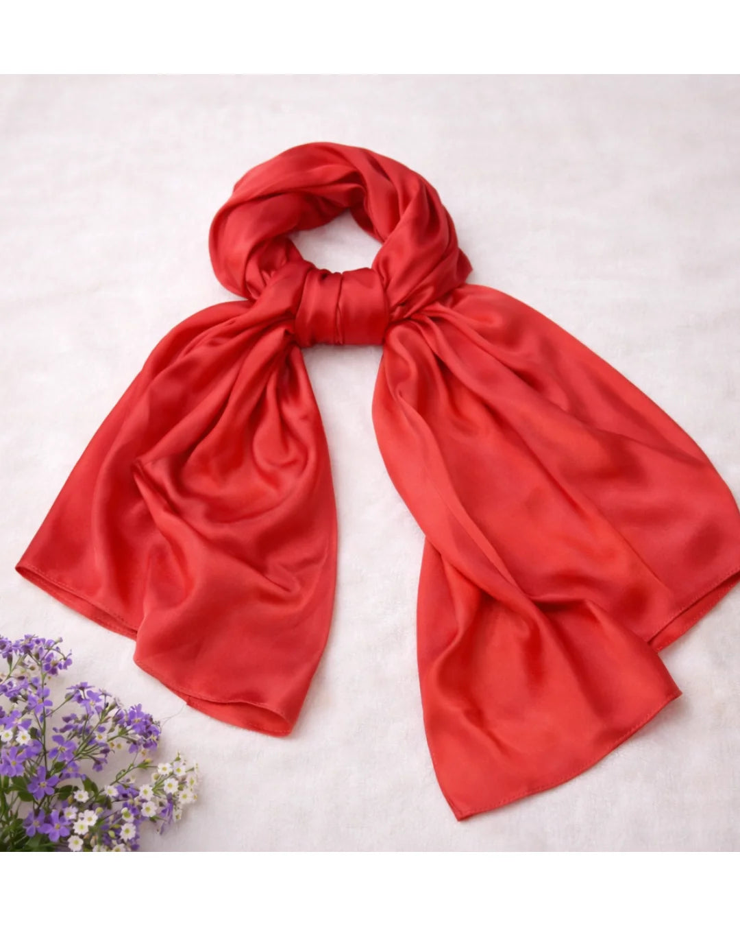 Silk Hijab - Shocking Pink