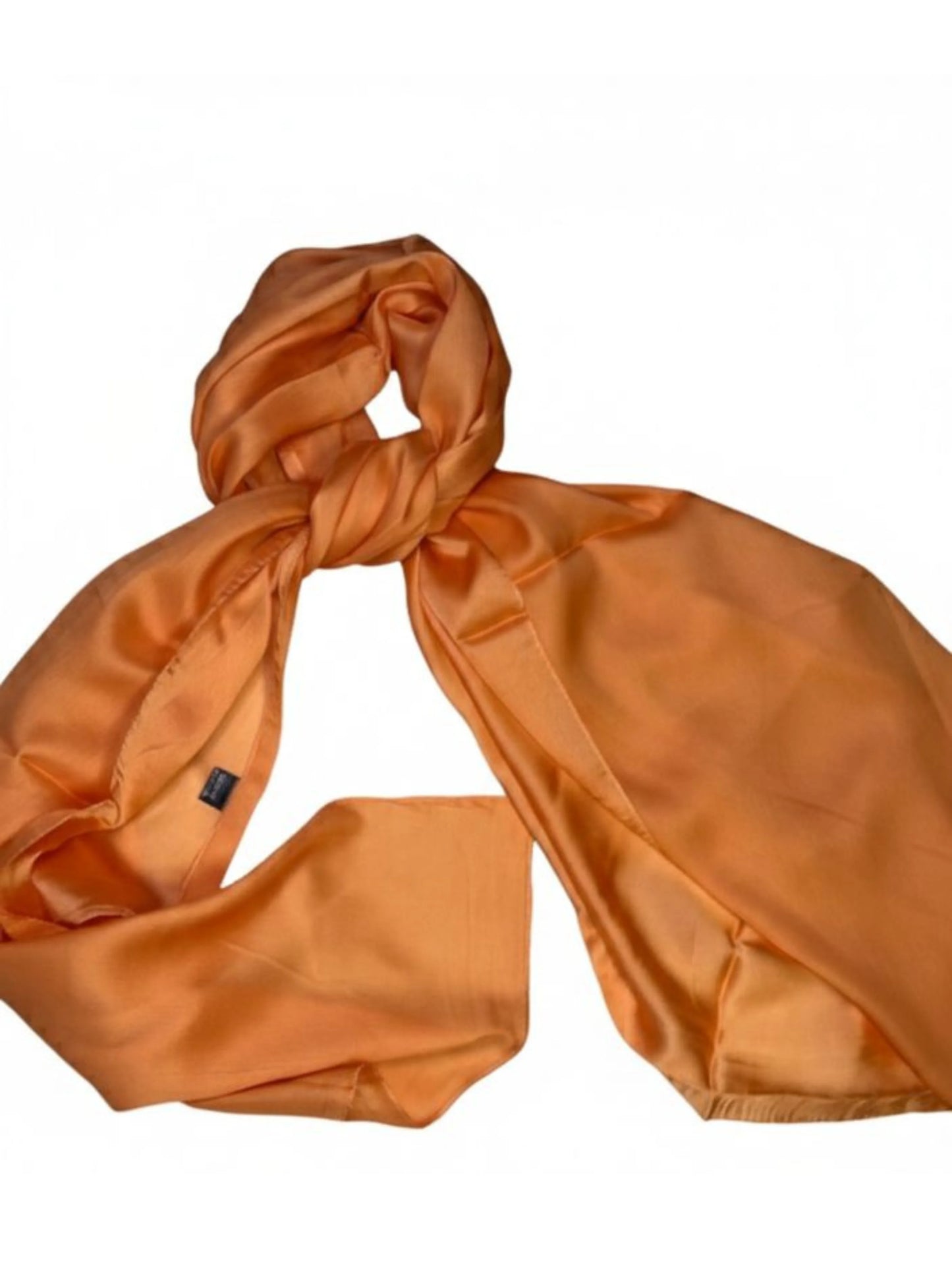 Silk Hijab - Orange