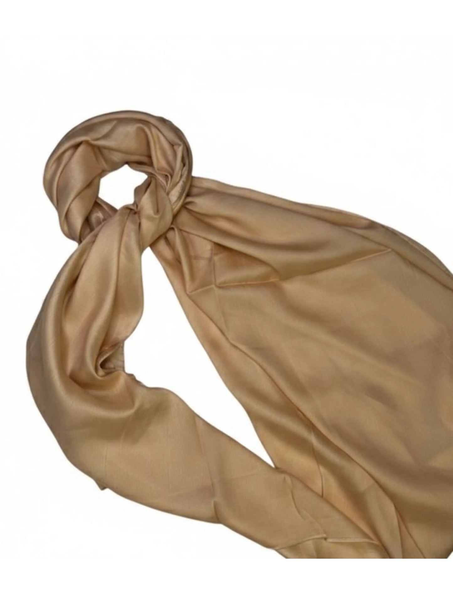 Silk Hijab - Nude Beige